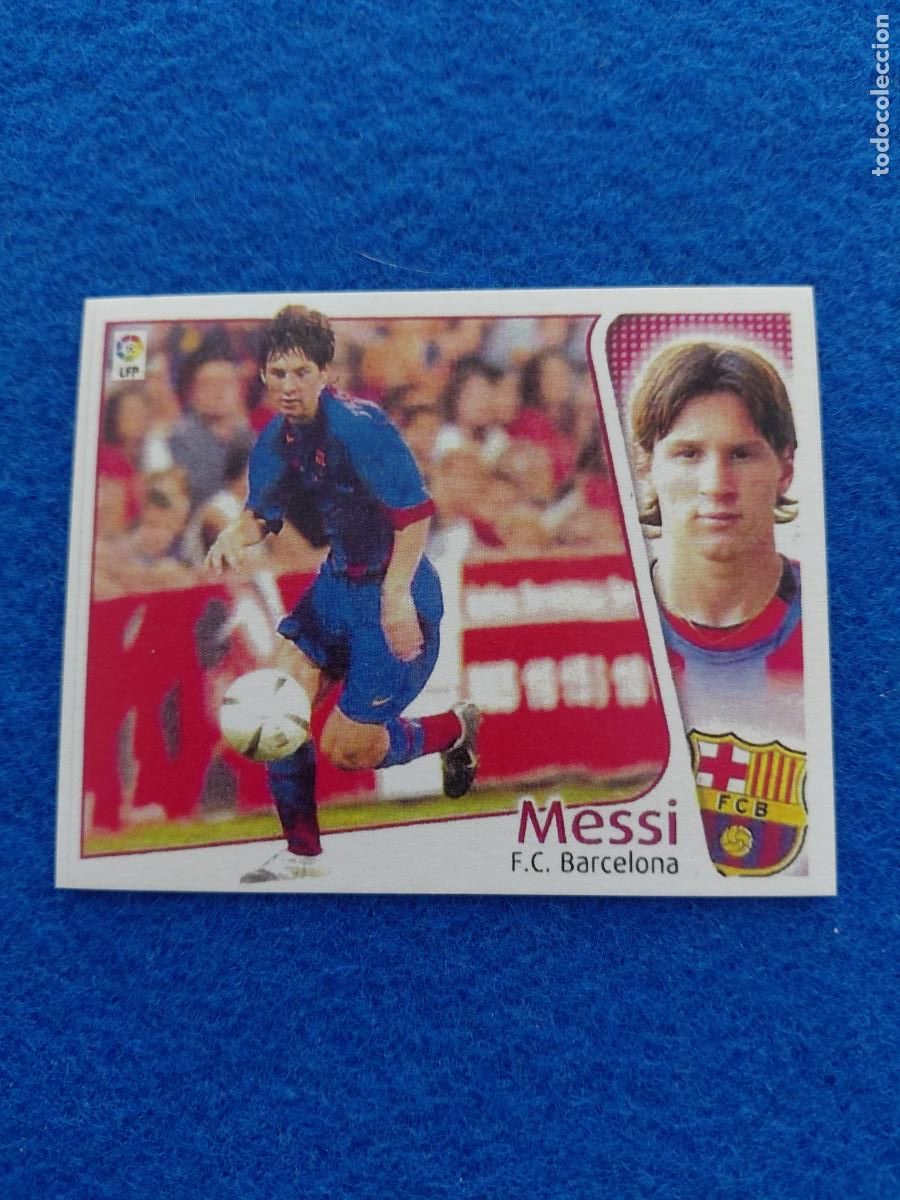 Coleccionismo cromos antiguos: Messi, Lote Messi, Todos los Messi con el F.C.Barcelona. El Rookie 2004-05 ES UNA REPLICA, perfecta.