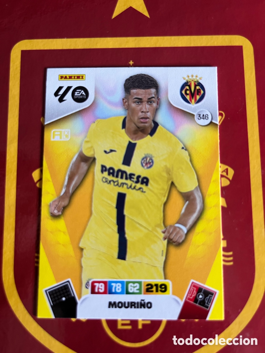 Sammeln alte Sammelbilder: 346 MOURI&Ntilde;O ADRENALYN 2025 2026 25 26 VILLARREAL