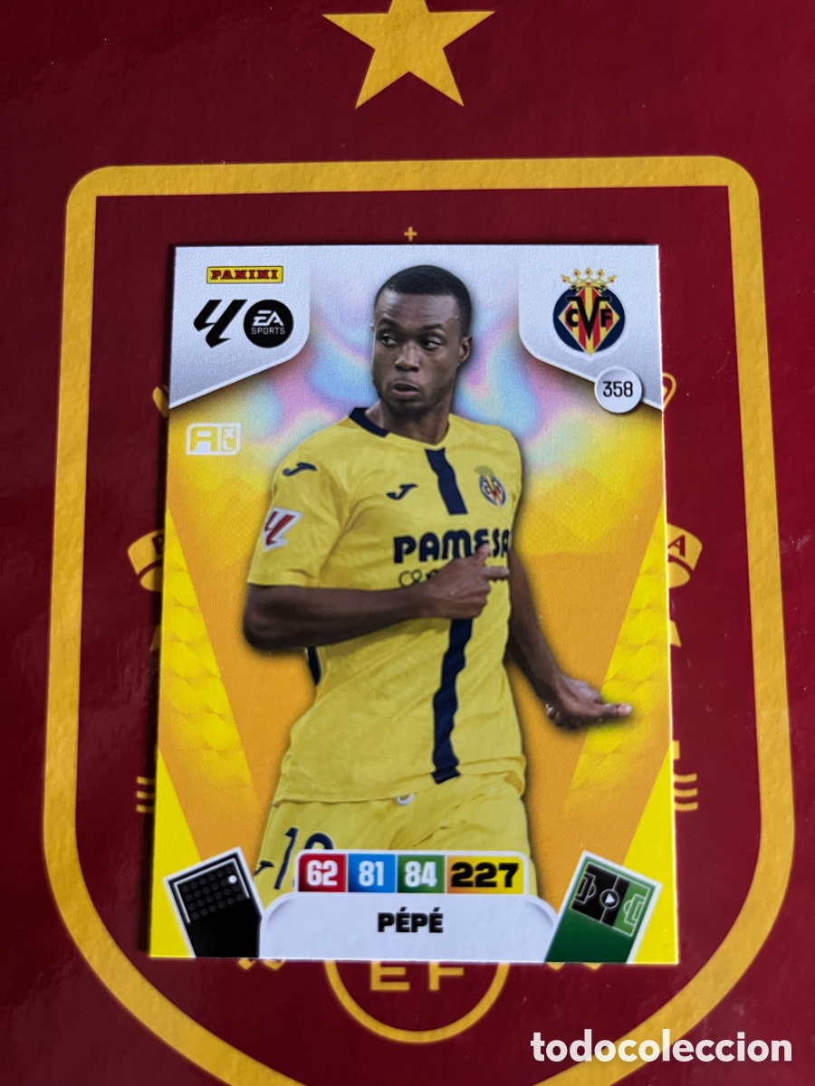 Coleccionismo cromos antiguos: 358 P&Eacute;P&Eacute; PEPE PEP&Eacute; ADRENALYN 2025 2026 25 26 VILLARREAL