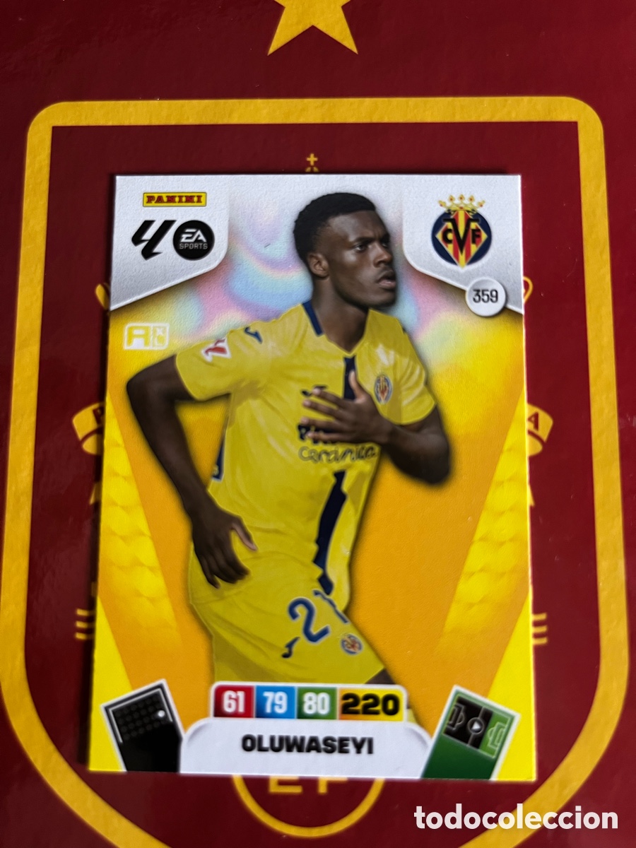 Coleccionismo cromos antiguos: 359 OLUWASEYI ADRENALYN 2025 2026 25 26 VILLARREAL