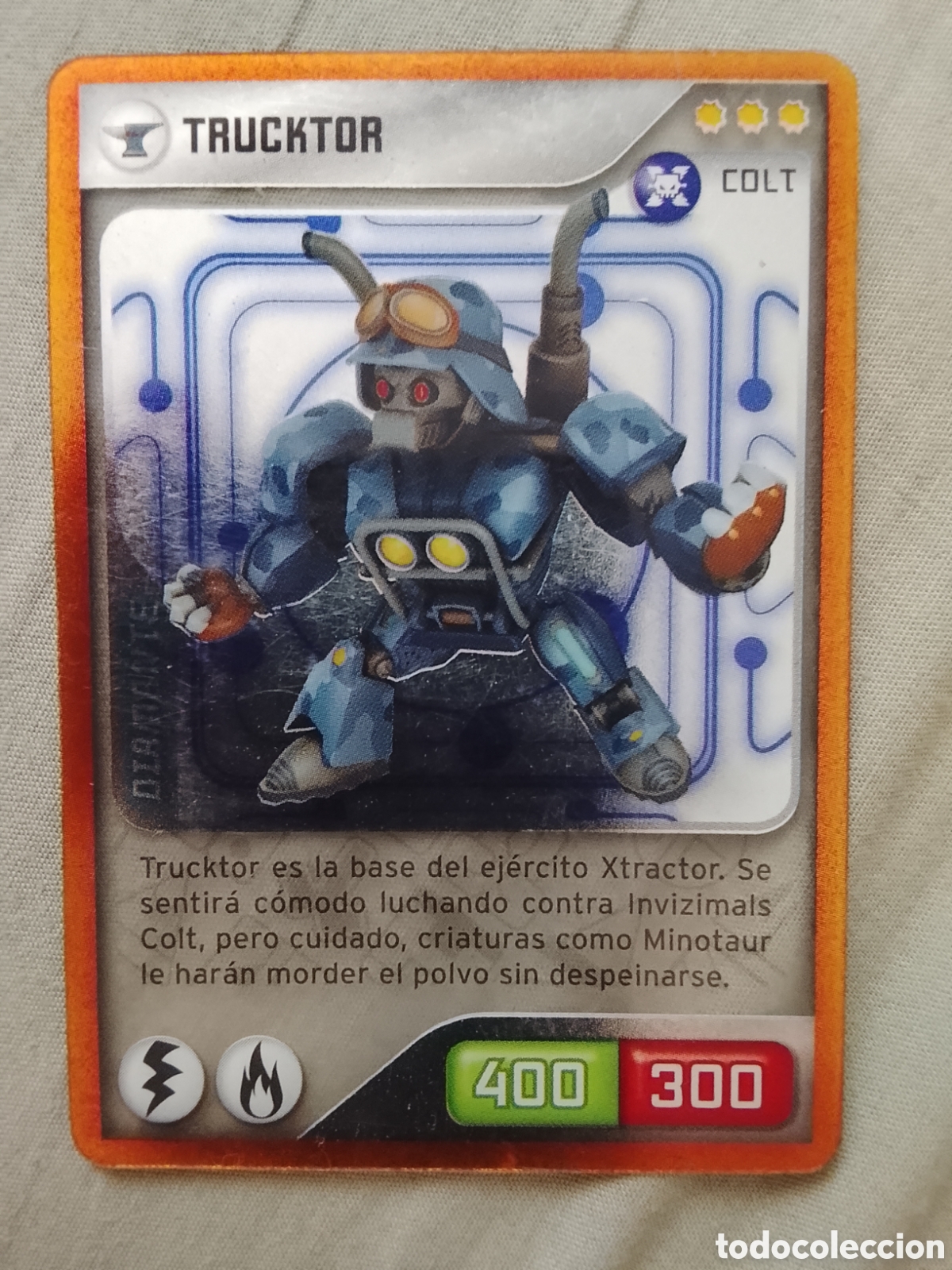 Coleccionismo cromos antiguos: Invizimals Nueva Alianza 222 Trucktor Diamante