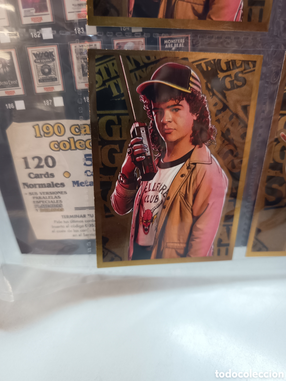 Coleccionismo cromos antiguos: STRANGER THINGS THIS IS OUR STORY limitada limited edition