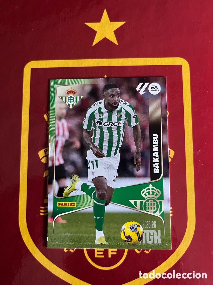 Coleccionismo cromos antiguos: 108 BAKAMBU MEGACRACKS MGK 2025 2026 25 26 REAL BETIS
