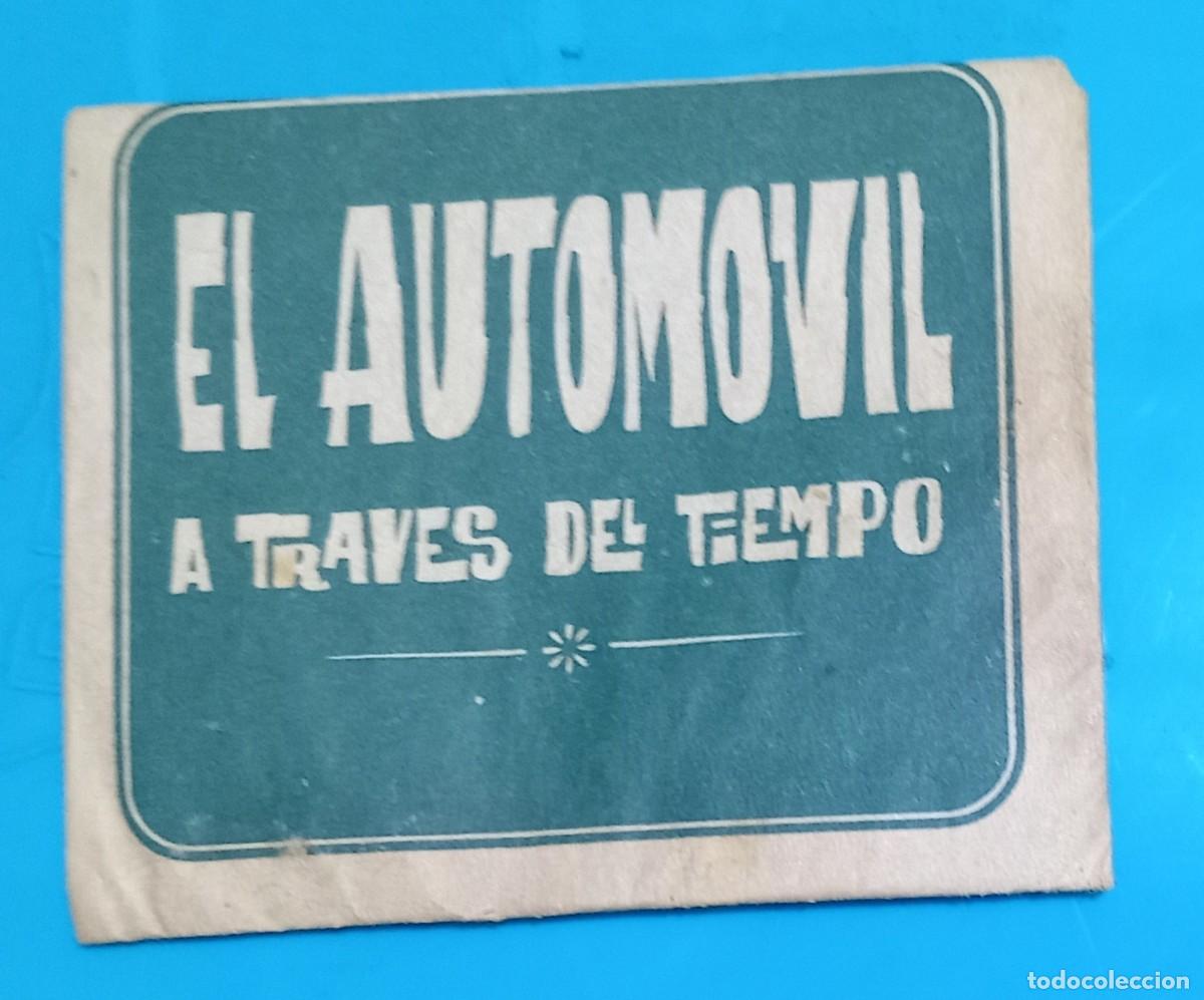 Coleccionismo cromos antiguos: Sobre Cromos Album EL AUTOMOVIL A TRAVES DEL TIEMPO (Version Peru). Sellado