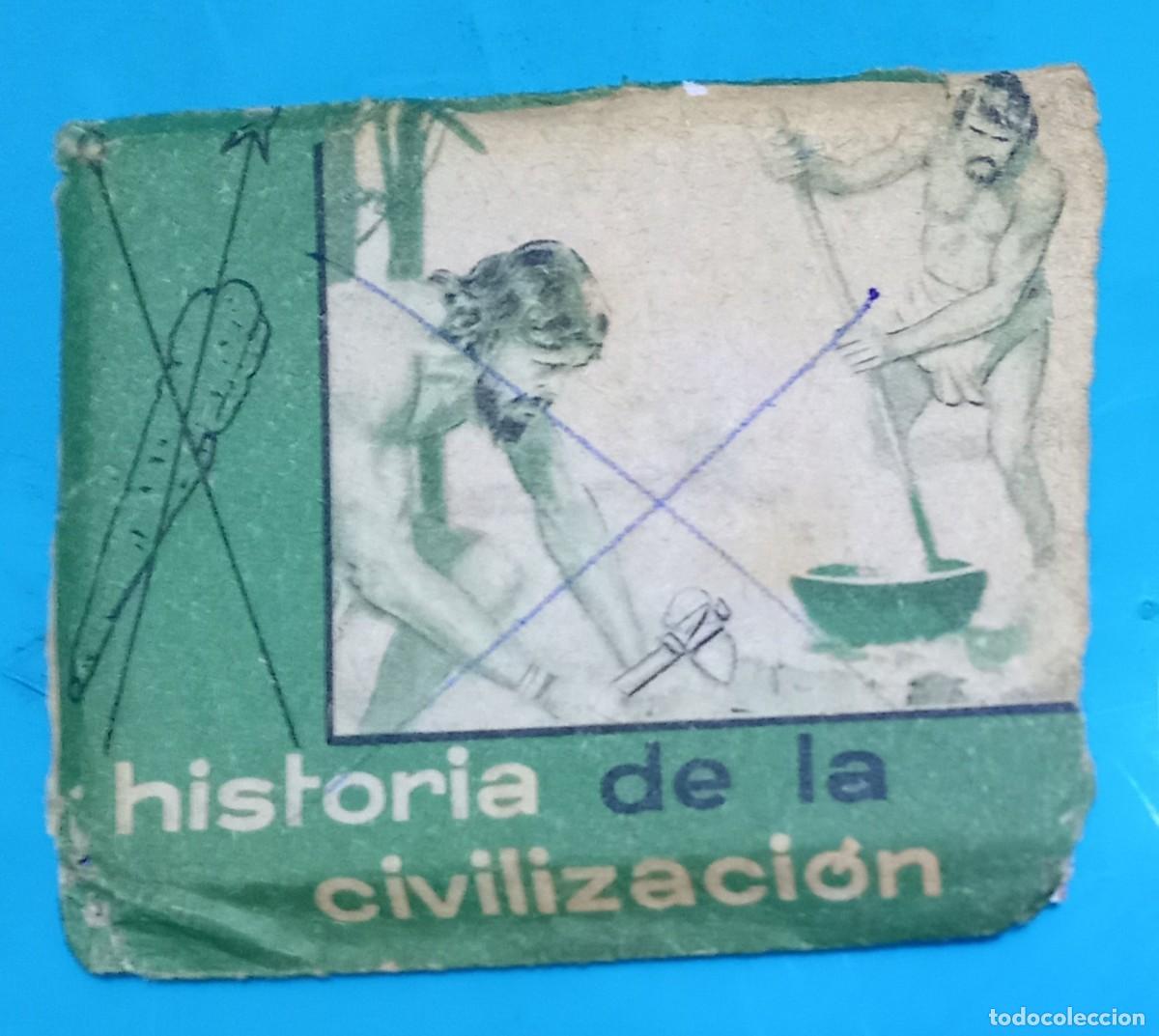 Coleccionismo cromos antiguos: Sobre Cromos Album HISTORIA DE LA CIVILIZACION.