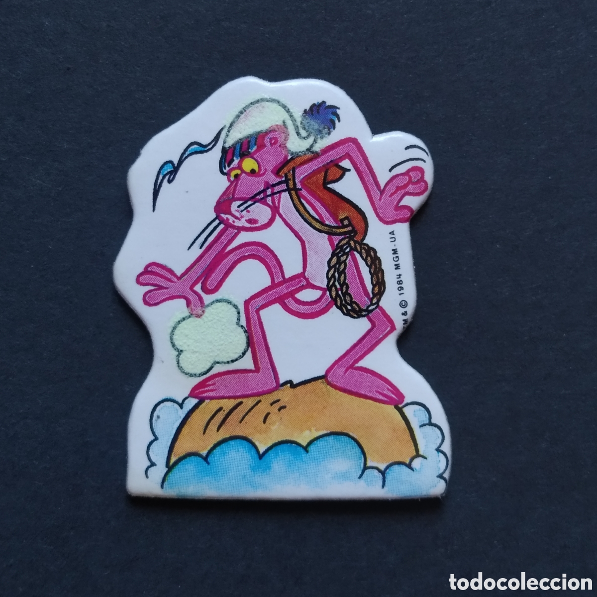 Coleccionismo cromos antiguos: CROMO - N&ordm; 05 - PANTERA ALPINISTA - &iexcl;LOS DISFRACES LUMINOSOS DE LA PANTERA ROSA! - MATUTANO - 1984