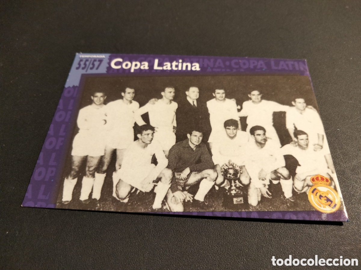 Coleccionismo cromos antiguos: REAL MADRID ORO # 83 COPA LATINA 1955/57 FICHA 1902/1996 MAGIC BOX