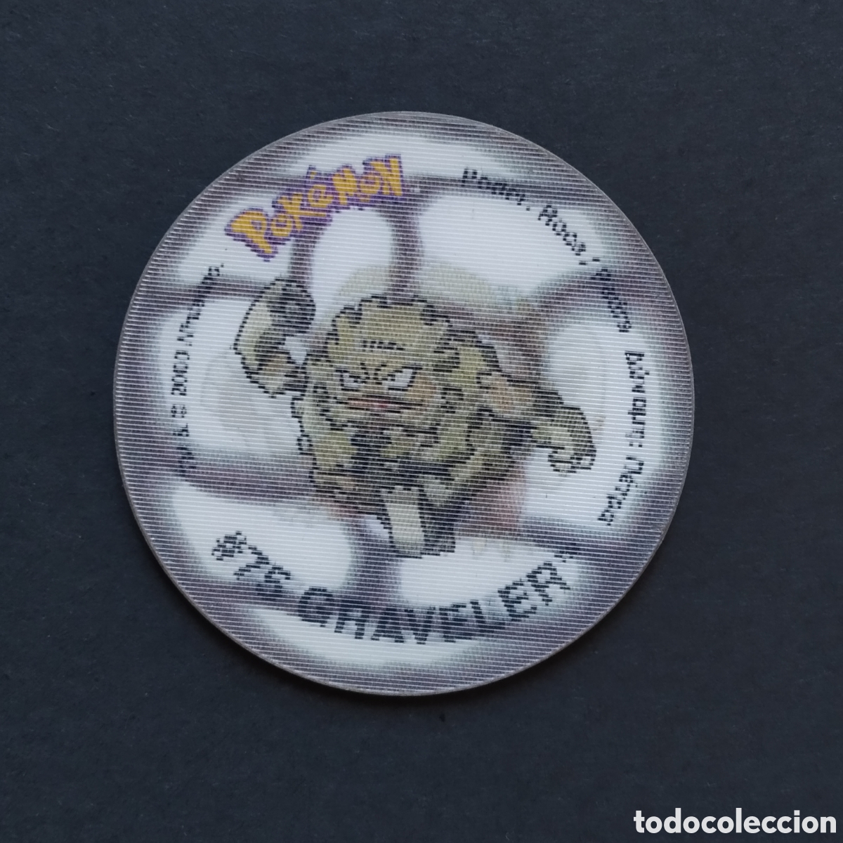 Coleccionismo cromos antiguos: TAZO - N&ordm; #74 GEODUDE #75 GRAVELER #76 GOLEM - POKEMON TAZO 2 - MATUTANO - 2000 (HOLOGRAFICO)