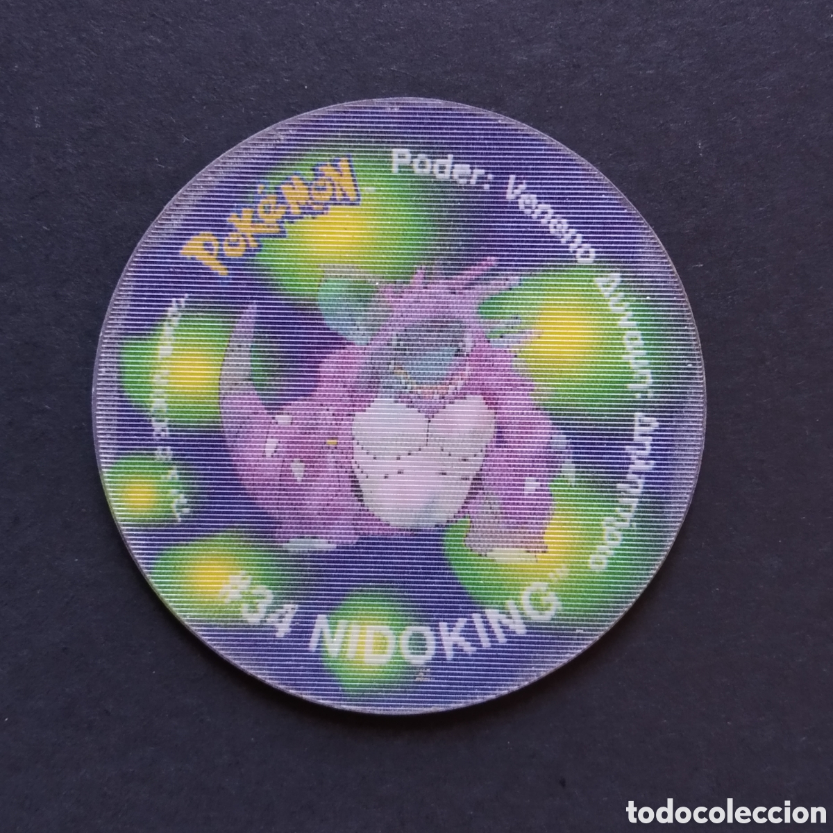 Coleccionismo cromos antiguos: TAZO - N&ordm; #32 NIDORAN #33 NIDORINO #34 NIDOKING - POKEMON TAZO 2 - MATUTANO - 2000 (HOLOGRAFICO)