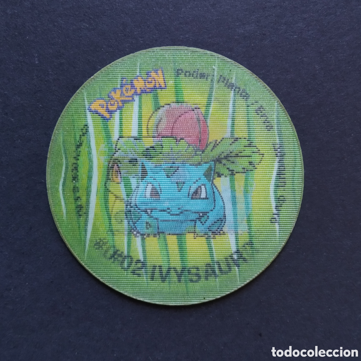 Collezionismo Figurine antiche: TAZO - N&ordm; #01 BULBASAUR #02 IVYSAUR #03 VENUSAUR - POKEMON TAZO 2 - MATUTANO - 2000 (HOLOGRAFICO)