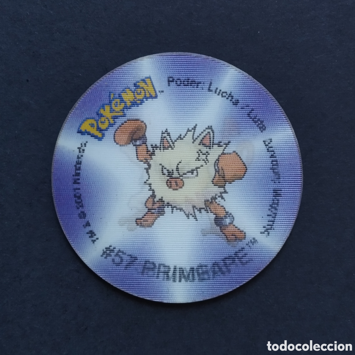 Coleccionismo cromos antiguos: TAZO - N&ordm; #56 MANKEY #57 PRIMEAPE - POKEMON TAZO 2 - MATUTANO - 2001 (HOLOGRAFICO)