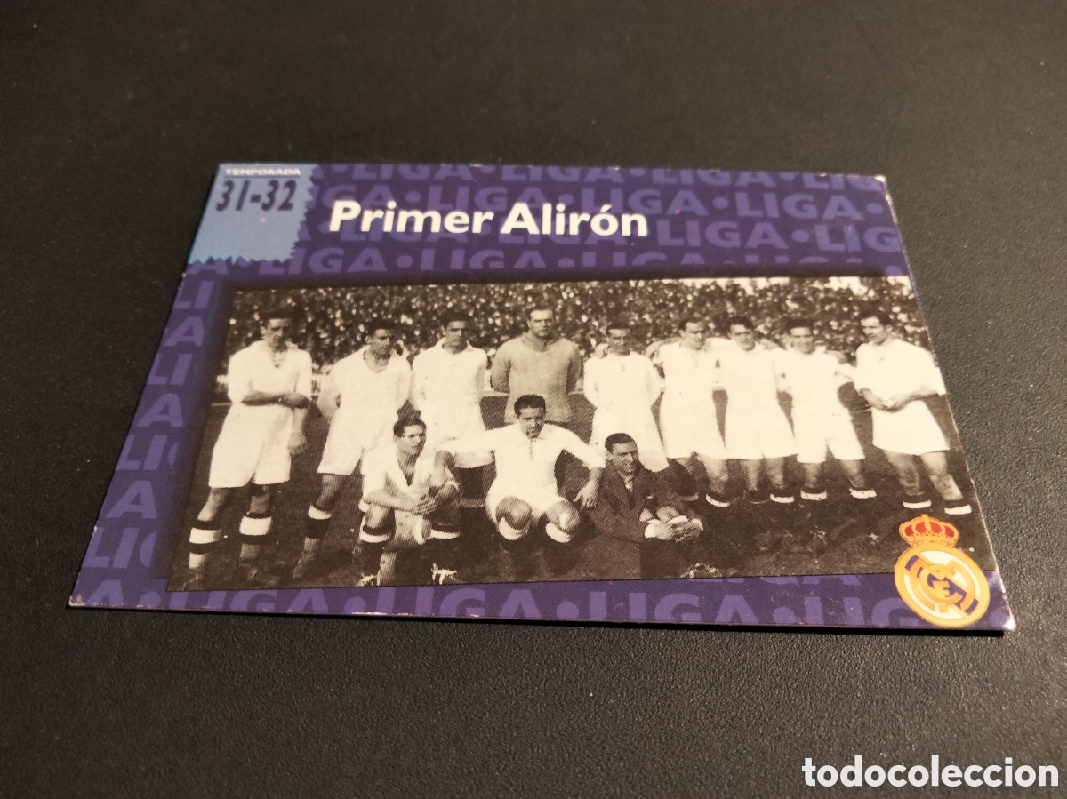 Coleccionismo cromos antiguos: REAL MADRID ORO # 29 PRIMER ALIRON 1931/32 FICHA 1902/1996 MAGIC BOX