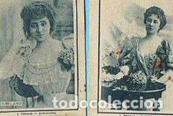 Coleccionismo cromos antiguos: LOTE DE CROMOS. CROMOS SUELTOS; 1,20 &euro;. FOTOTIPIAS DE CERILLAS. SERIE 6. ARTISTAS L&Iacute;RICAS FAMOSAS.