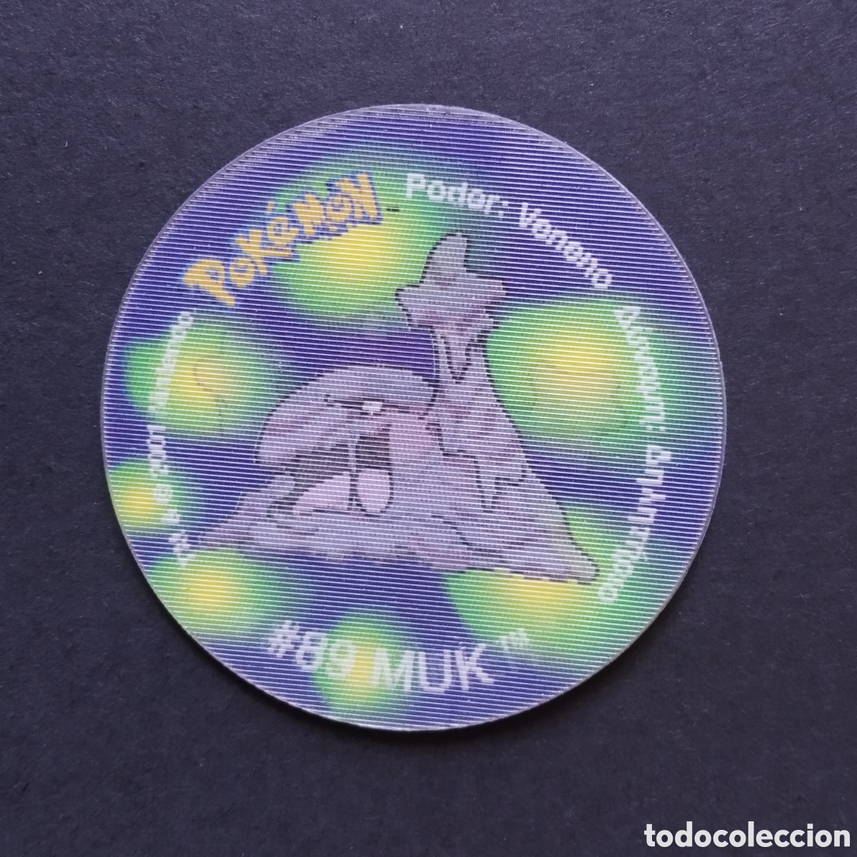 Coleccionismo cromos antiguos: TAZO - N&ordm; #88 GRIMER #89 MUK - POKEMON TAZO 2 - MATUTANO - 2001 (HOLOGRAFICO)
