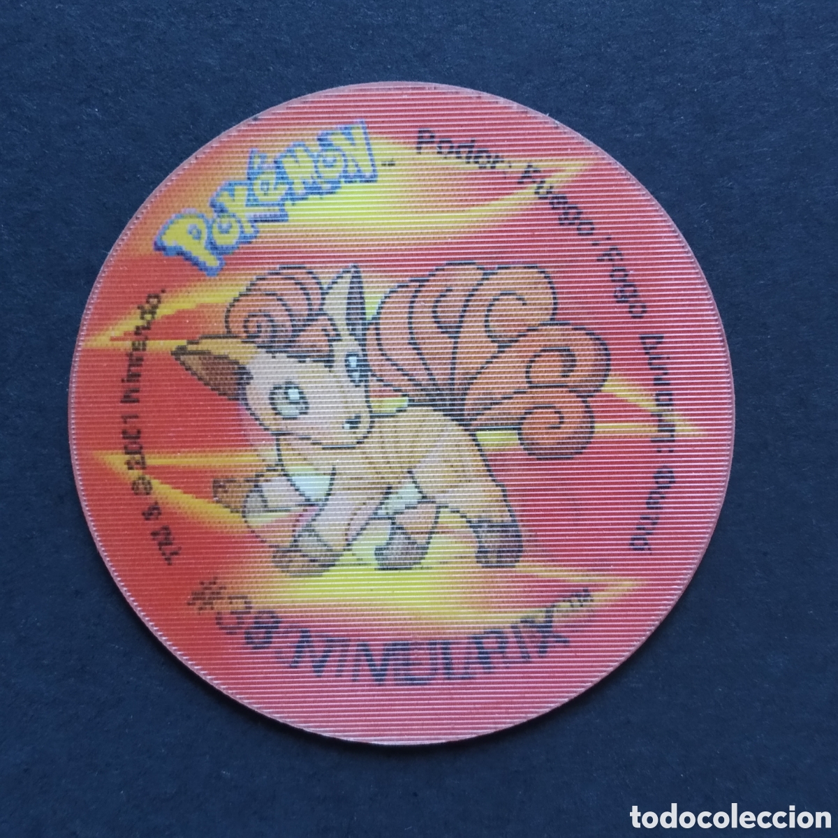Coleccionismo cromos antiguos: TAZO - N&ordm; #37 VULPIX #38 NINETALES - POKEMON TAZO 2 - MATUTANO - 2001 (HOLOGRAFICO)