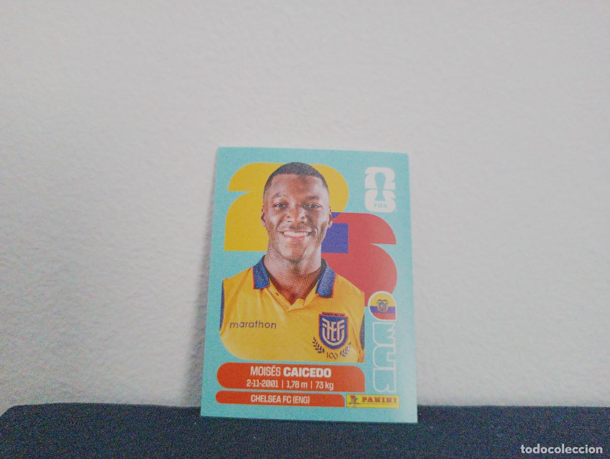 Coleccionismo cromos antiguos: ECU 9 MOIS&Eacute;S CAICEDO BASE ECUADOR CROMO MUNDIAL STICKERS 2026 26