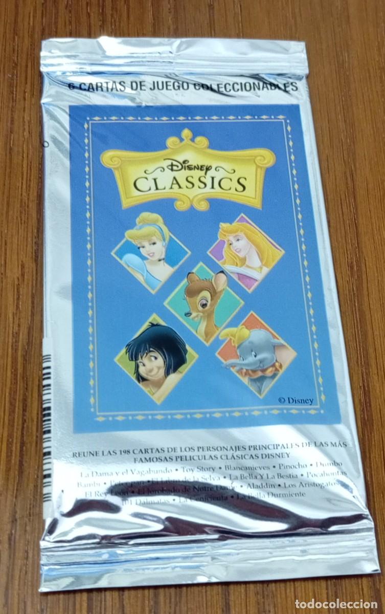 Coleccionismo cromos antiguos: Sobre Fournier cromos cartas sin abrir a&ntilde;o 1996 DISNEY CLASSIC. Juego coleccionable.