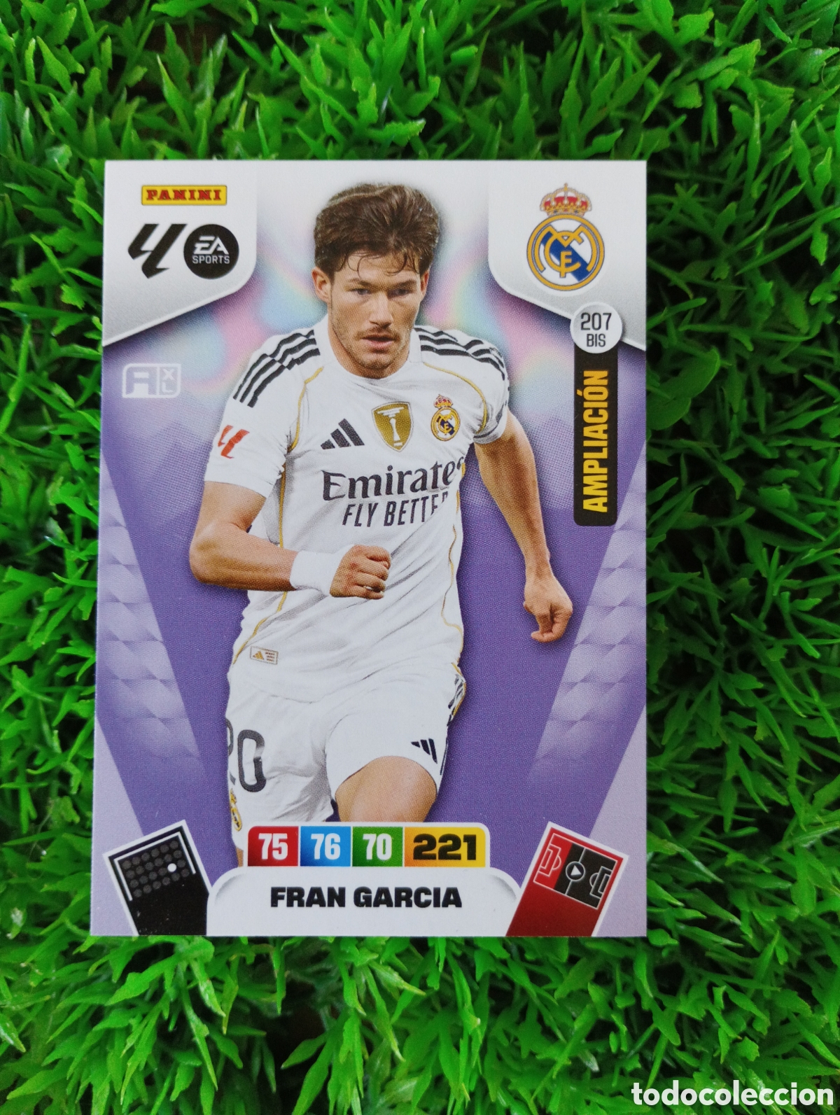 Coleccionismo cromos antiguos: Fran Garcia Real Madrid AMPLIACION Adrenalyn 25-26 # 207 BIS