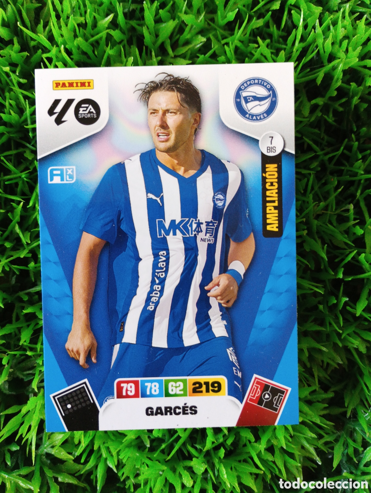 Coleccionismo cromos antiguos: Garces Alaves AMPLIACION Adrenalyn 25-26 # 7 BIS