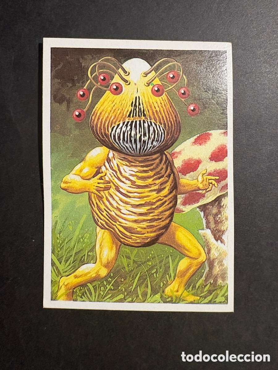 Coleccionismo cromos antiguos: 7 CROMO NUNCA PEGADO OTROS MUNDOS EDITORIAL MAGA 1984 .