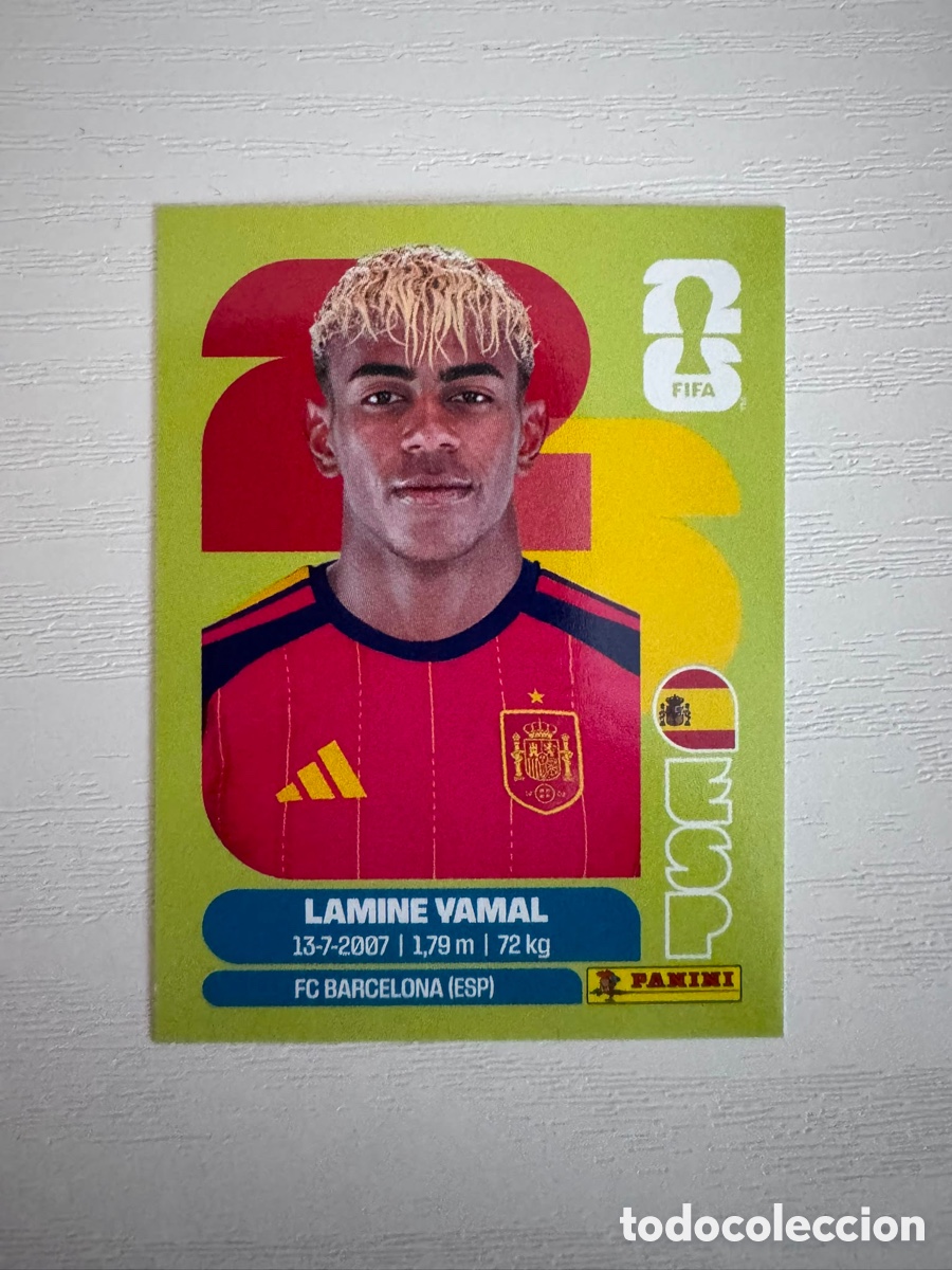 Coleccionismo cromos antiguos: Lamine Yamal United edition Version Suiza Mundial 2026