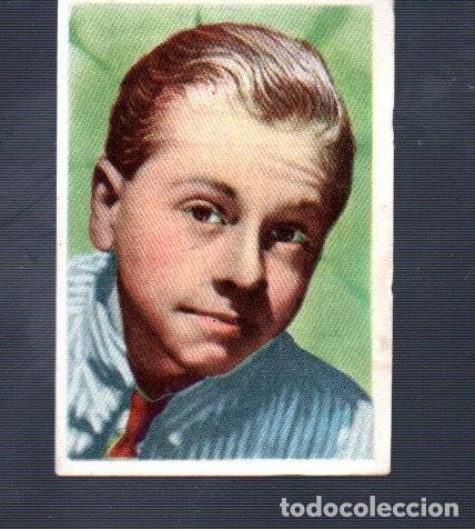 Coleccionismo cromos antiguos: CROMOS CINEFOTO DE BRUGUERA HOJA 8-A N&ordm; 10 MICHEY ROONEY NO ESTUVO PEGADO
