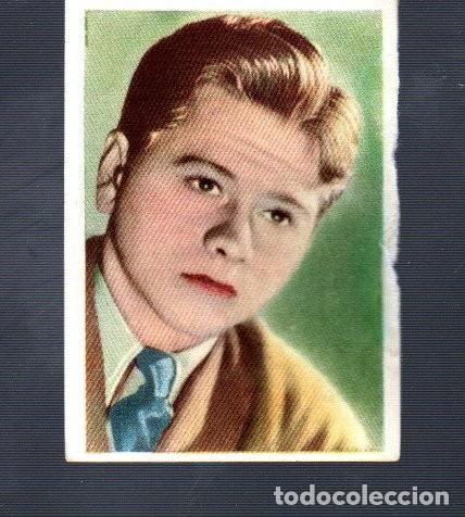 Coleccionismo cromos antiguos: CROMOS CINEFOTO DE BRUGUERA HOJA E 8-A N&ordm; 12 MICKEY ROONEY NO ESTUVO PEGADO