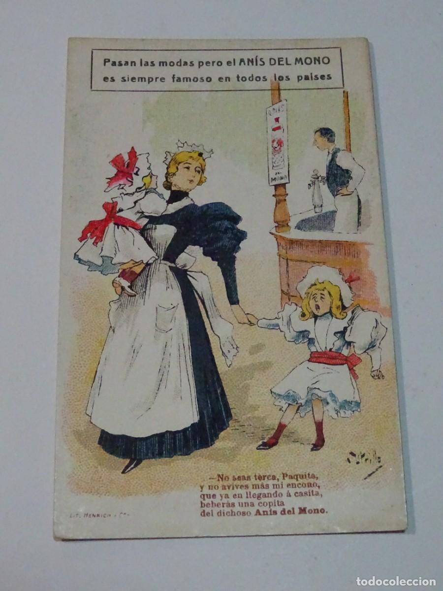 Coleccionismo cromos antiguos: Cromo Jos&eacute; Bosch y Hermano - An&iacute;s del Mono - Ilustrado por A Utrillo