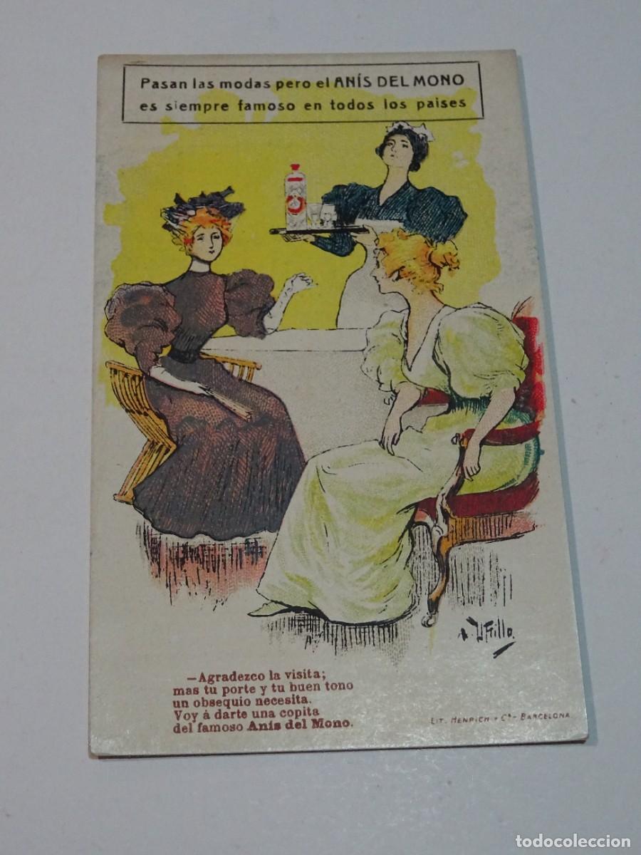 Coleccionismo cromos antiguos: Cromo Jos&eacute; Bosch y Hermano - An&iacute;s del Mono - Ilustrado por A Utrillo
