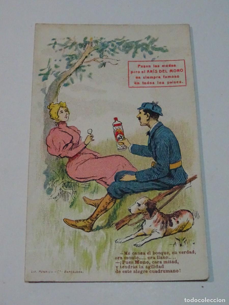 Coleccionismo cromos antiguos: Cromo Jos&eacute; Bosch y Hermano - An&iacute;s del Mono - Ilustrado por A Utrillo