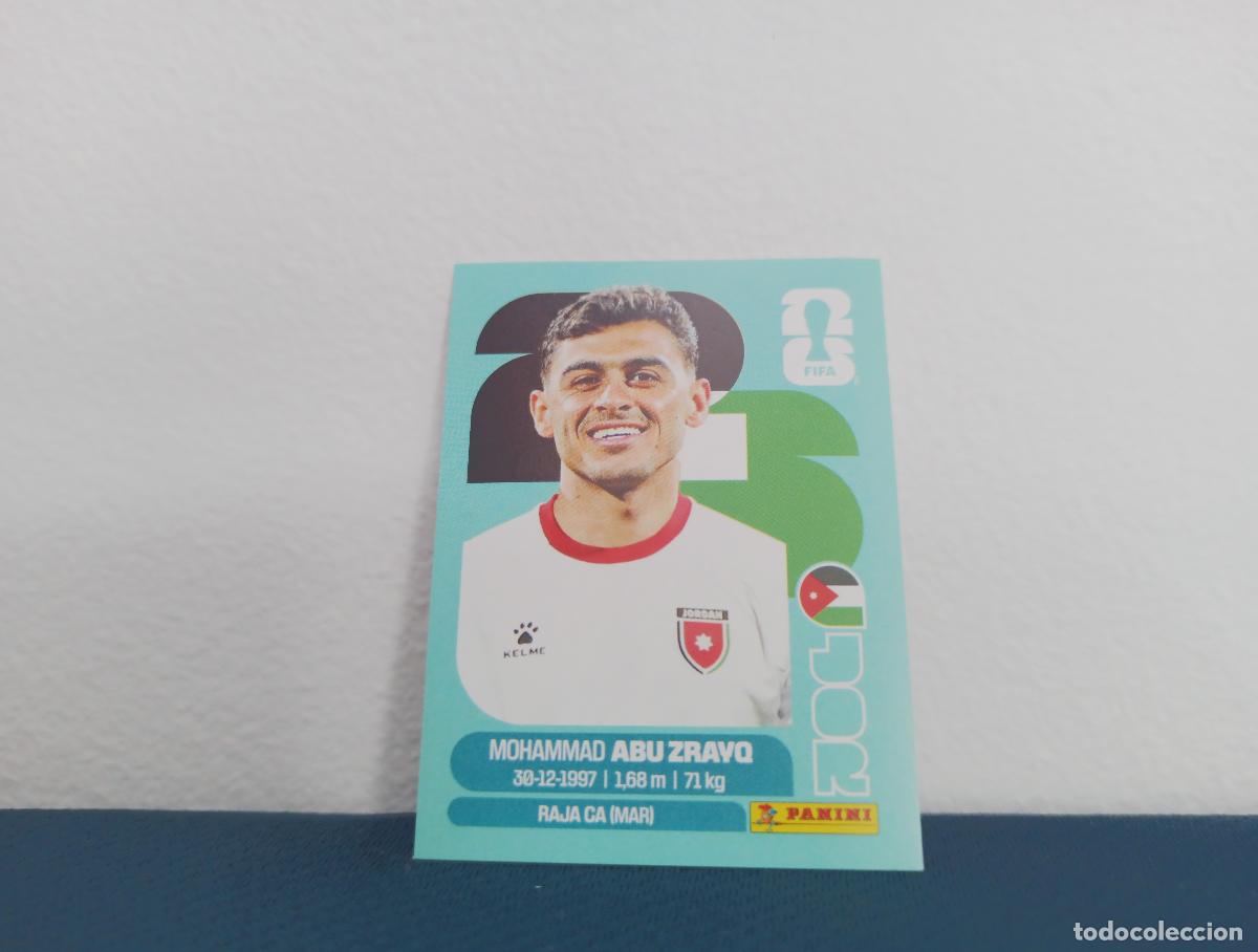 Coleccionismo cromos antiguos: JOR 19 MOHAMMAD ABU ZRAYQ BASE JORDANIA CROMO MUNDIAL STICKERS 2026 26
