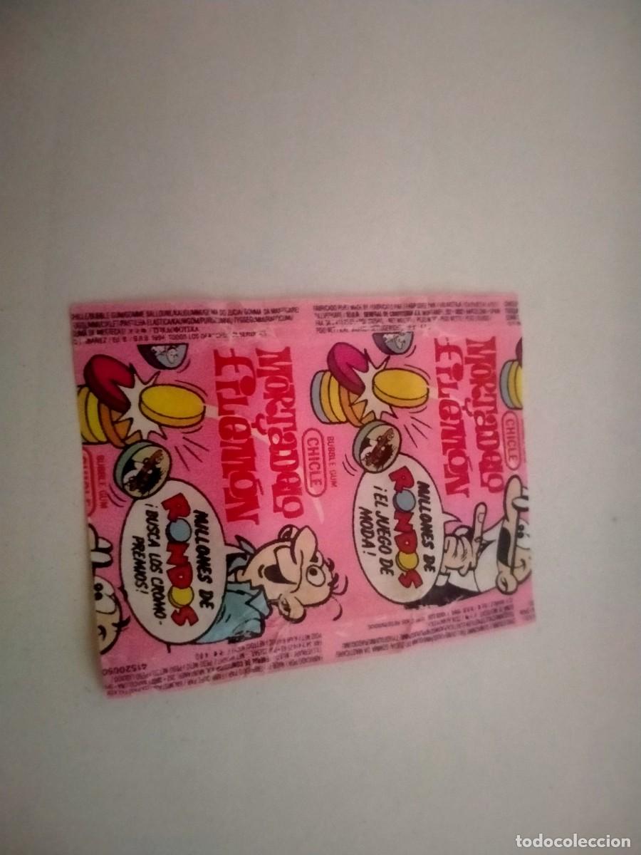 Coleccionismo cromos antiguos: mortadelo envoltorio chicle