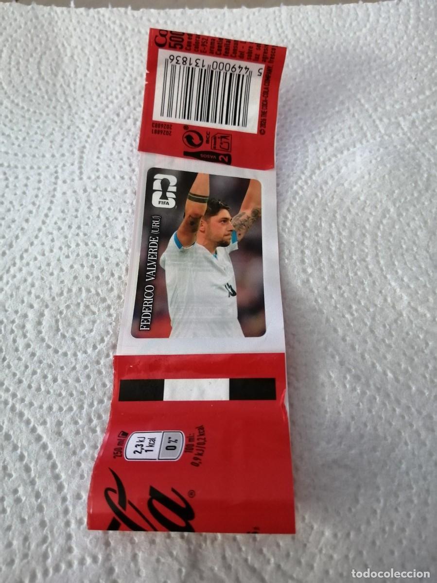 Coleccionismo cromos antiguos: FEDERICO VALVERDE URUGUAY COCA COLA COCACOLA ⚽ PANINI FIFA MUNDIAL WORLD CUP 26 2026 STICKER ⚽