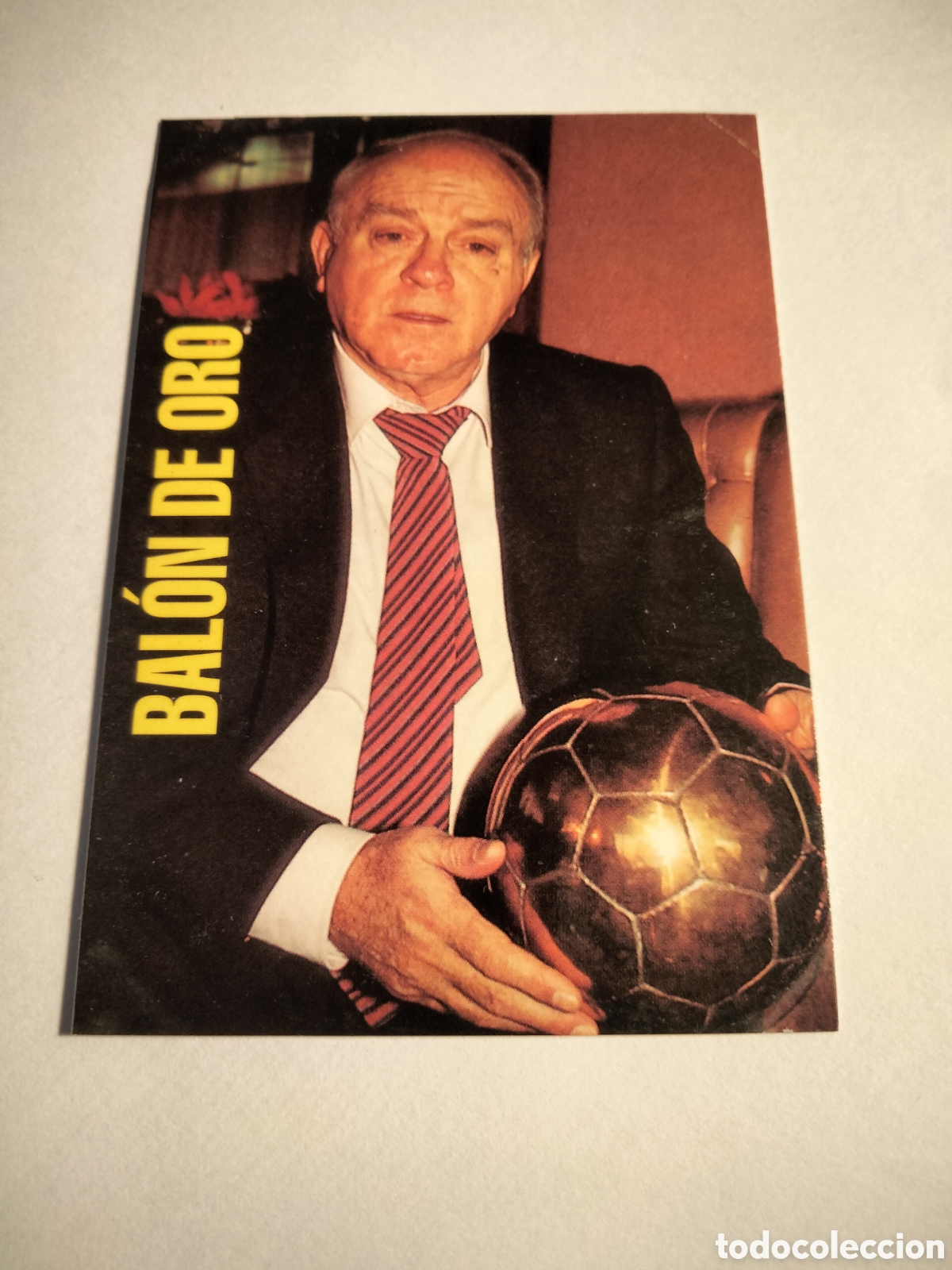 Coleccionismo cromos antiguos: DI STEFANO # 186 BALON DE ORO REAL MADRID ORO FICHA 1902/1996 MAGIC BOX