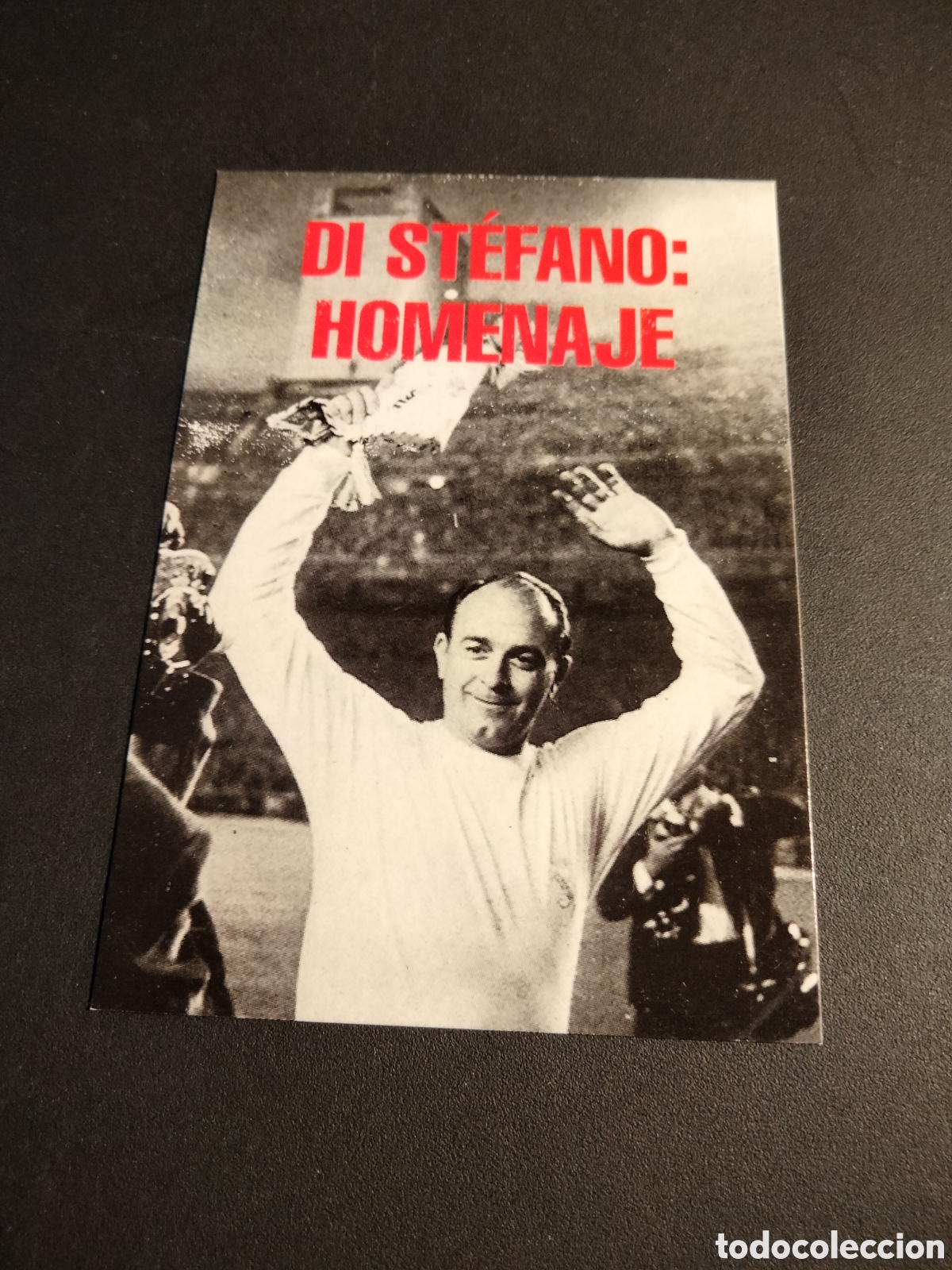 Coleccionismo cromos antiguos: DI STEFANO # 179 HOMENAJE REAL MADRID ORO FICHA 1902/1996 MAGIC BOX