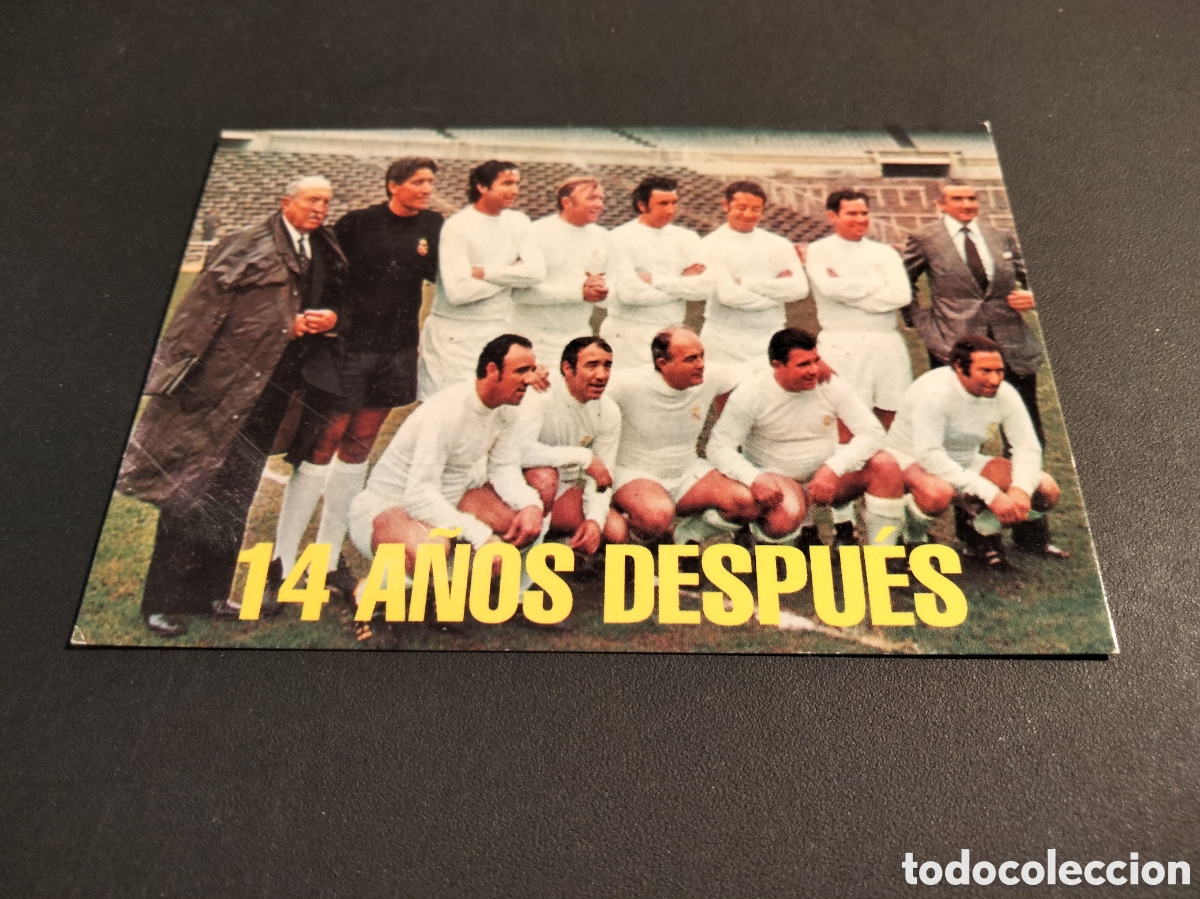 Coleccionismo cromos antiguos: DI STEFANO # 183 14 A&Ntilde;OS DESPU&Eacute;S REAL MADRID ORO FICHA 1902/1996 MAGIC BOX
