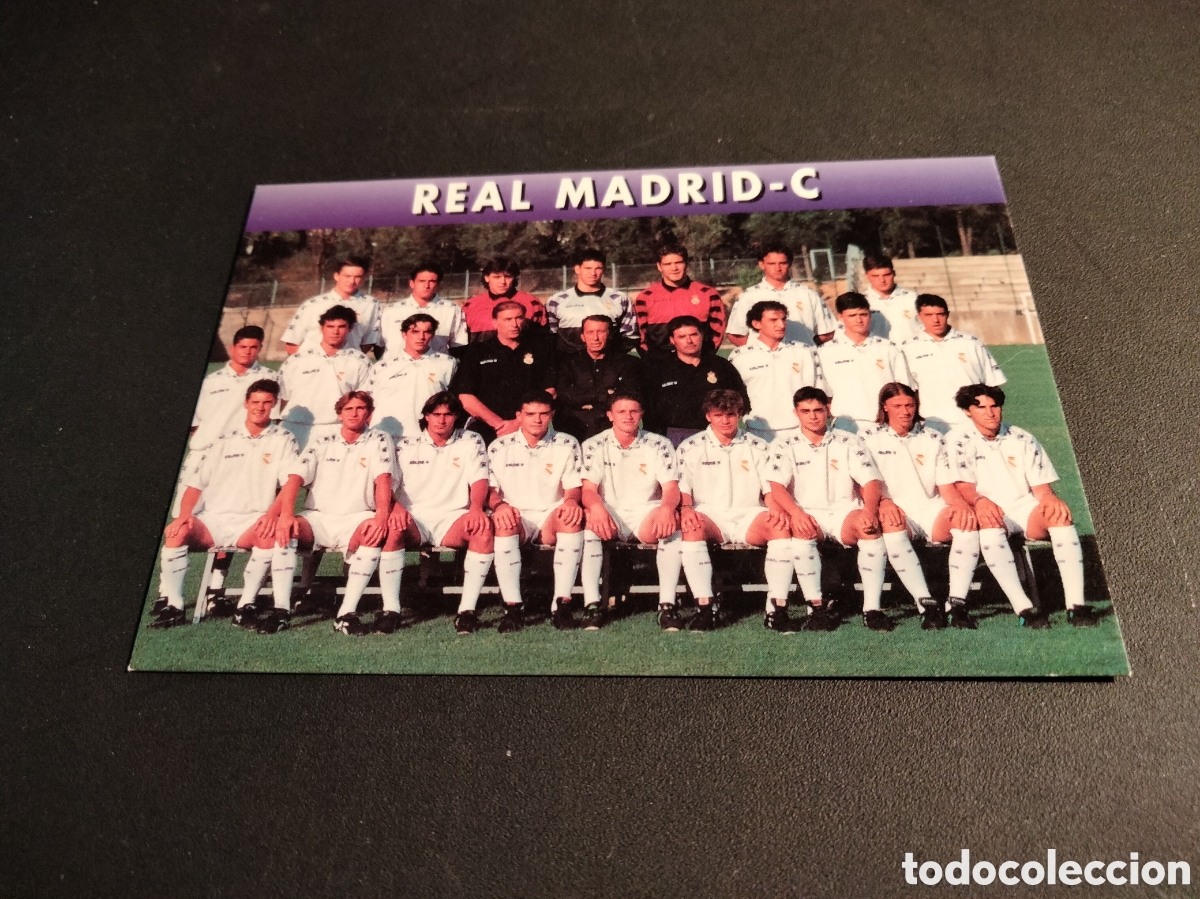 Coleccionismo cromos antiguos: REAL MADRID C # 172 PLANTILLA REAL MADRID ORO FICHA 1902/1996 MAGIC BOX