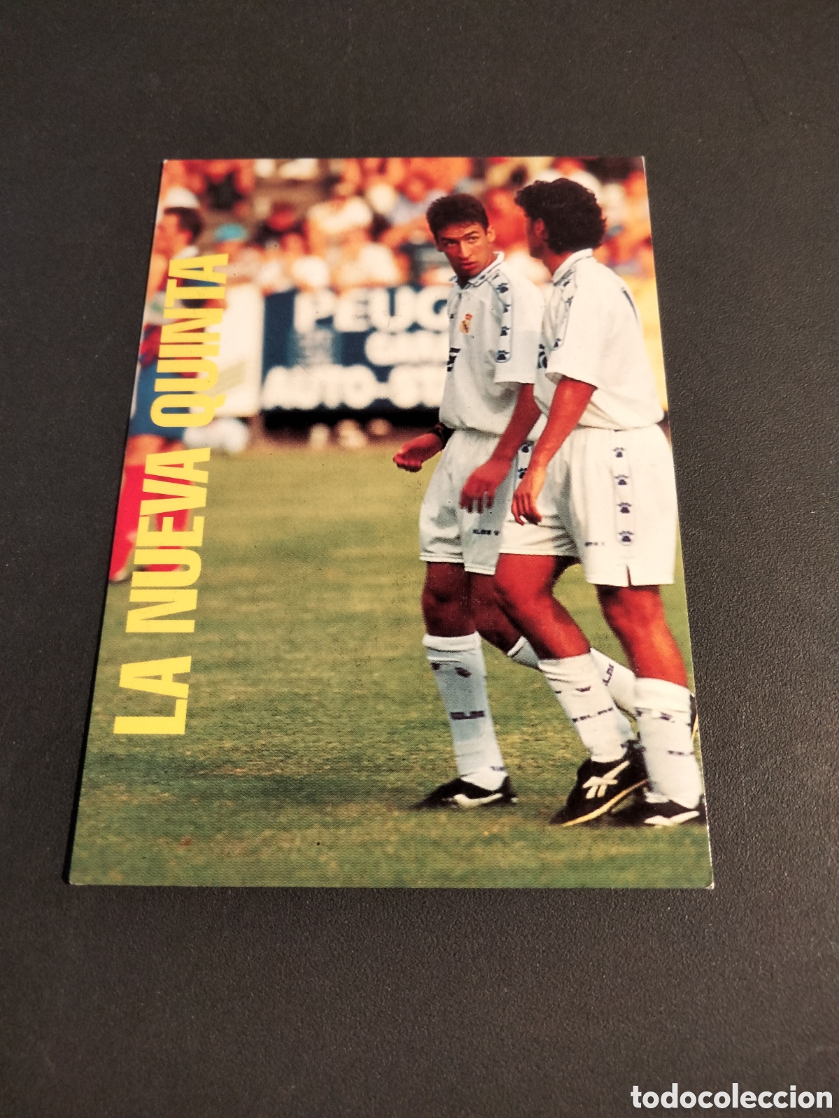 Coleccionismo cromos antiguos: LA NUEVA QUINTA # 212 REAL MADRID ORO FICHA 1902/1996 MAGIC BOX