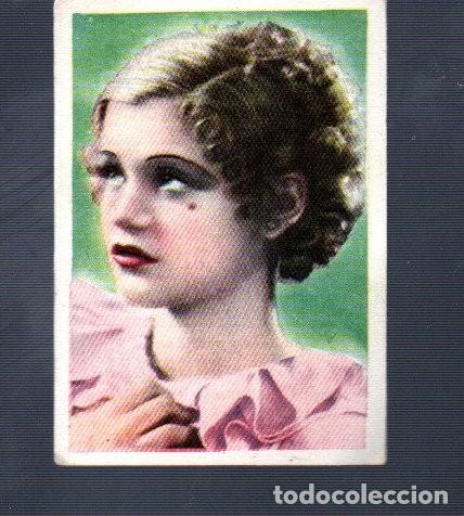Coleccionismo cromos antiguos: CROMOS CINEFOTO DE BRUGUERA HOJA F 12 A N&ordm; 2 SIMONE SIMON NO ESTUVO PEGADO