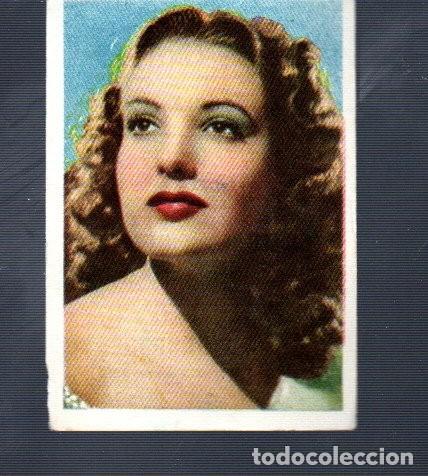 Coleccionismo cromos antiguos: CROMOS CINEFOTO DE BRUGUERA HOJA F 20 A N&ordm;10 LINDA DARNELL NO ESTUVO PEGADO