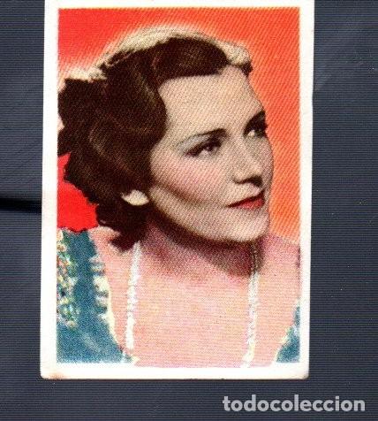 Coleccionismo cromos antiguos: CROMOS CINEFOTO DE BRUGUERA HOJA F 20 A N&ordm; 3 OLGA TSCHECHOVA NO ESTUVO PEGADO