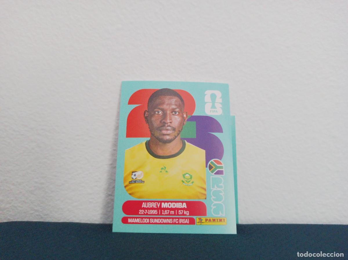 Coleccionismo cromos antiguos: RSA 4 AUBREY MODIBA BASE SUDAFRICA CROMO MUNDIAL STICKERS 2026 26