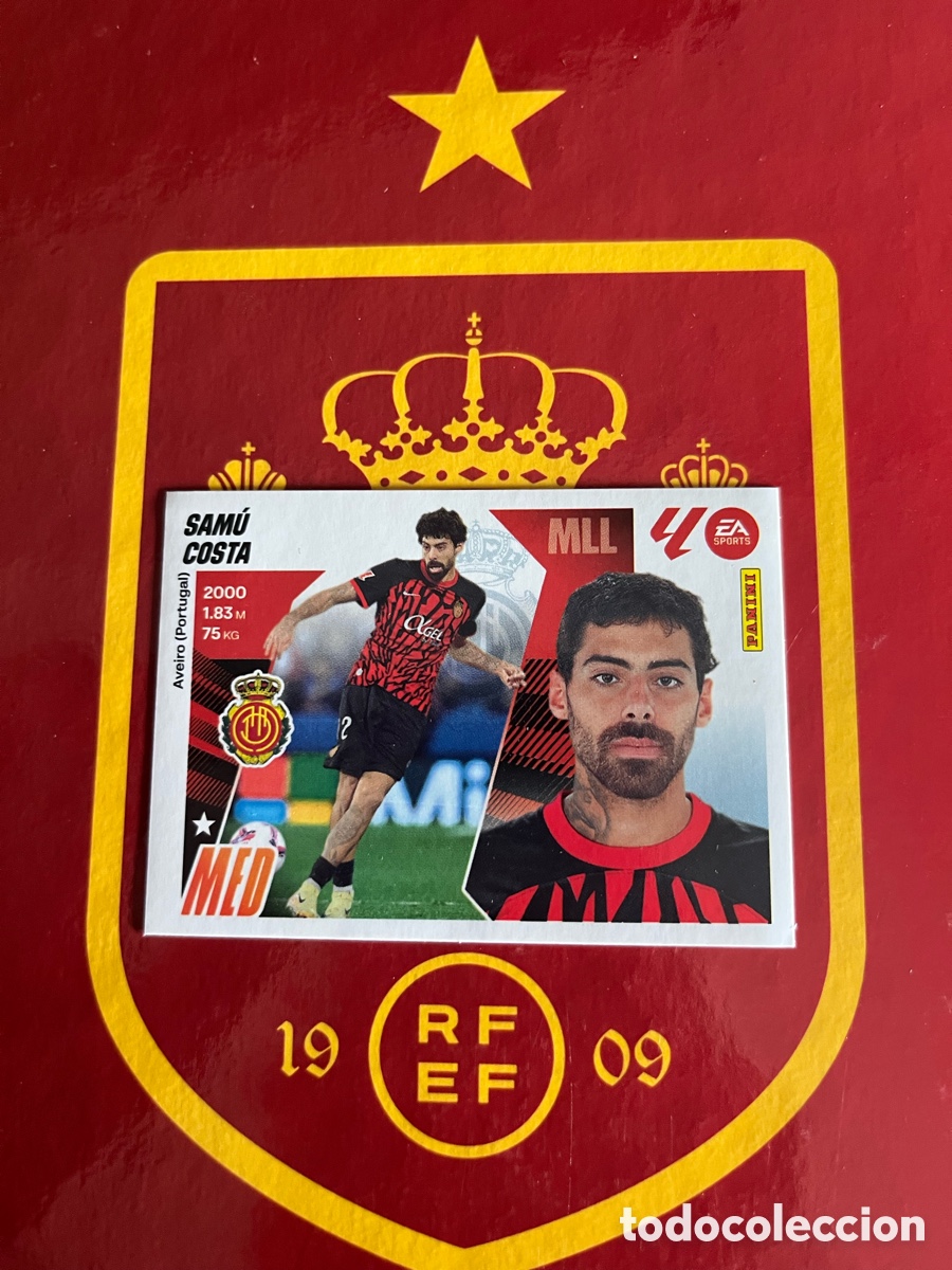 Coleccionismo cromos antiguos: 12 SAMU COSTA MALLORCA LIGA ESTE EDICIONES ESTE 2025 2026 25 26 LA LIGA