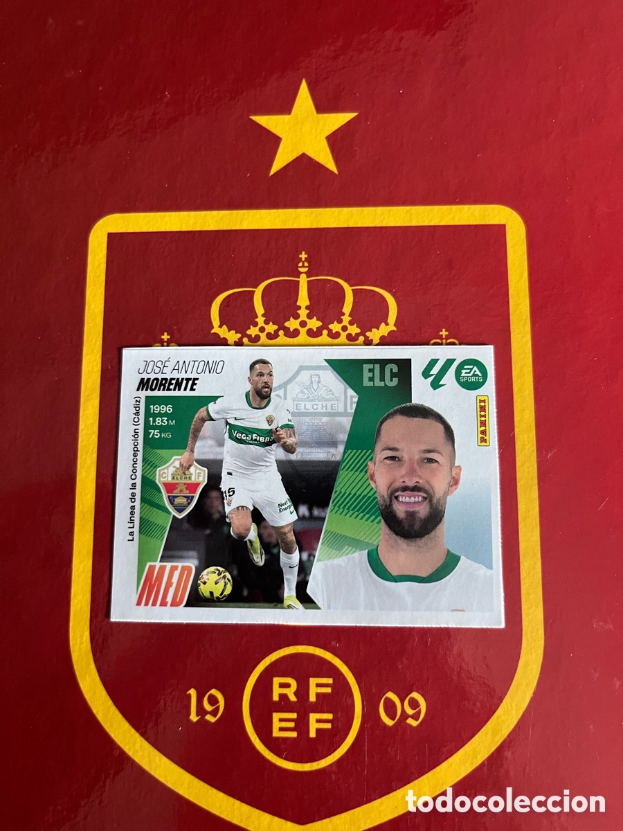 Coleccionismo cromos antiguos: 13 MORENTE ACTUALIZACI&Oacute;N MERCADO INVIERNO ELCHE LIGA ESTE EDICIONES ESTE 2025 2026 25 26 LA LIGA