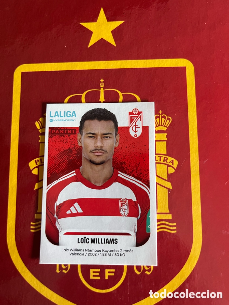 Coleccionismo cromos antiguos: 218 LO&Iuml;C LOIC WILLIAMS LA LIGA HYPERMOTION 2025 2026 25 26 GRANADA