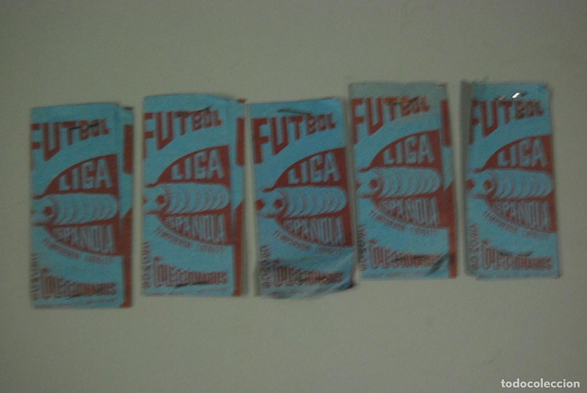 Coleccionismo cromos antiguos: LOTE DE 5 SOBRES GRAPADOS SIN ABRIR TEMPORADA 1976-1977 / 76-77 GRAFIMUR (VER FOTOS)