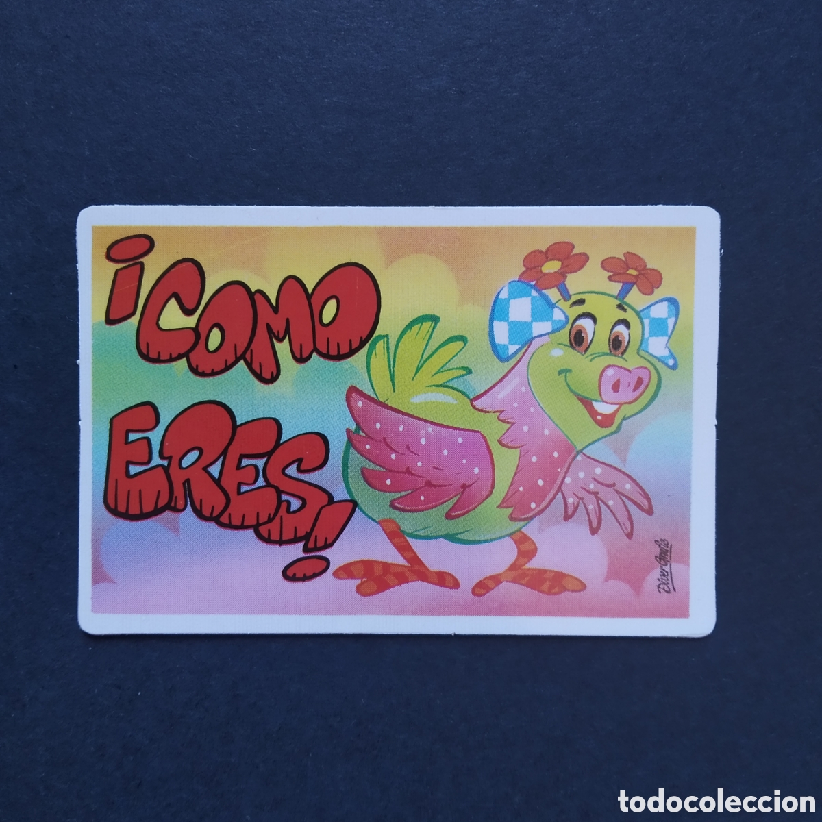 Coleccionismo cromos antiguos: CROMO - &iexcl;COMO ERES! - PEGUITARJETAS II - BOLLYCAO