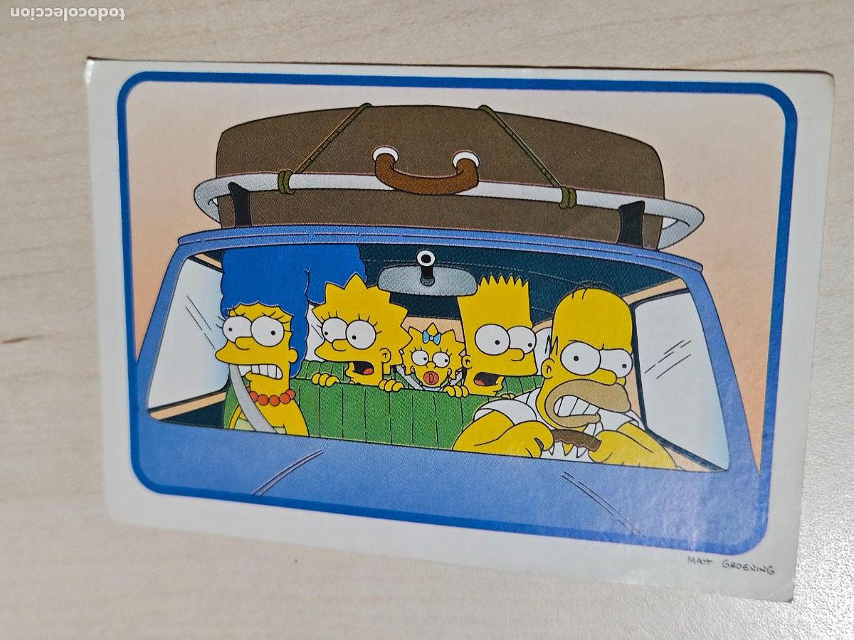 Coleccionismo cromos antiguos: CROMO N&ordm; 106 - THE SIMPSONS LA COLECCI&Oacute;N SPRINGFIELD - PANINI 1999 - CROMO SIN PEGAR