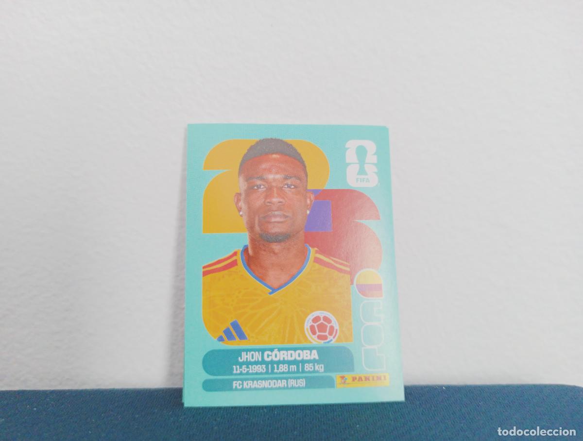 Coleccionismo cromos antiguos: COL 18 JHON CORDOBA BASE COLOMBIA CROMO MUNDIAL STICKERS 2026 26