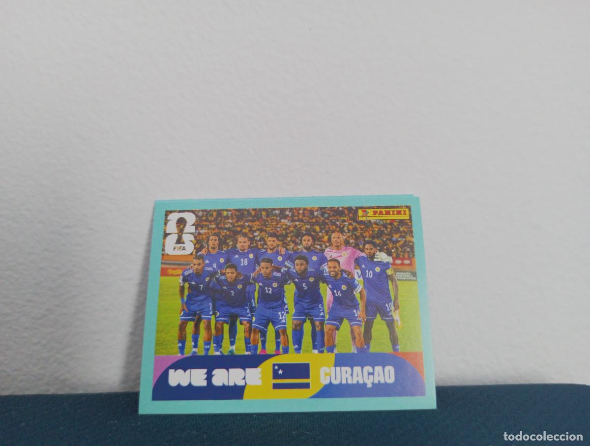 Coleccionismo cromos antiguos: CUW 13 EQUIPO BASE CURACAO CROMO MUNDIAL STICKERS 2026 26